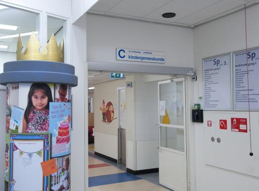 Ziekenhuis ingang kindergeneeskunde